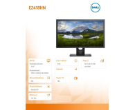Dell 23,8'' E2418HN 210-AMNV/5Y Czarny - 1382242 - zdjęcie 2